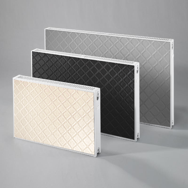 Diamond Stitched Faux Leather Magnetic Radiator Cover - Radwraps